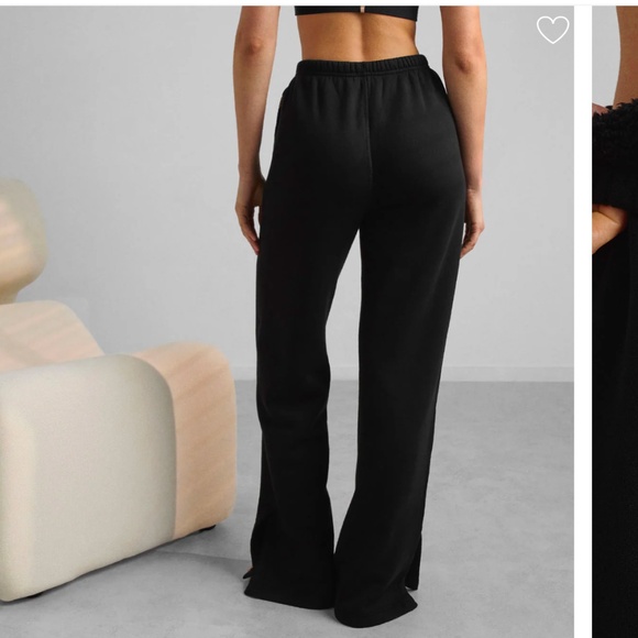 **SOLD** LUNYA BNWT Silksweats™ Reversible Straight Leg Pant in Black Size S - Picture 3 of 6